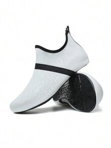 儿童轻便透气网底沙滩鞋、瑜伽鞋、游泳鞋，夏季款 - 白色 - 查看 2