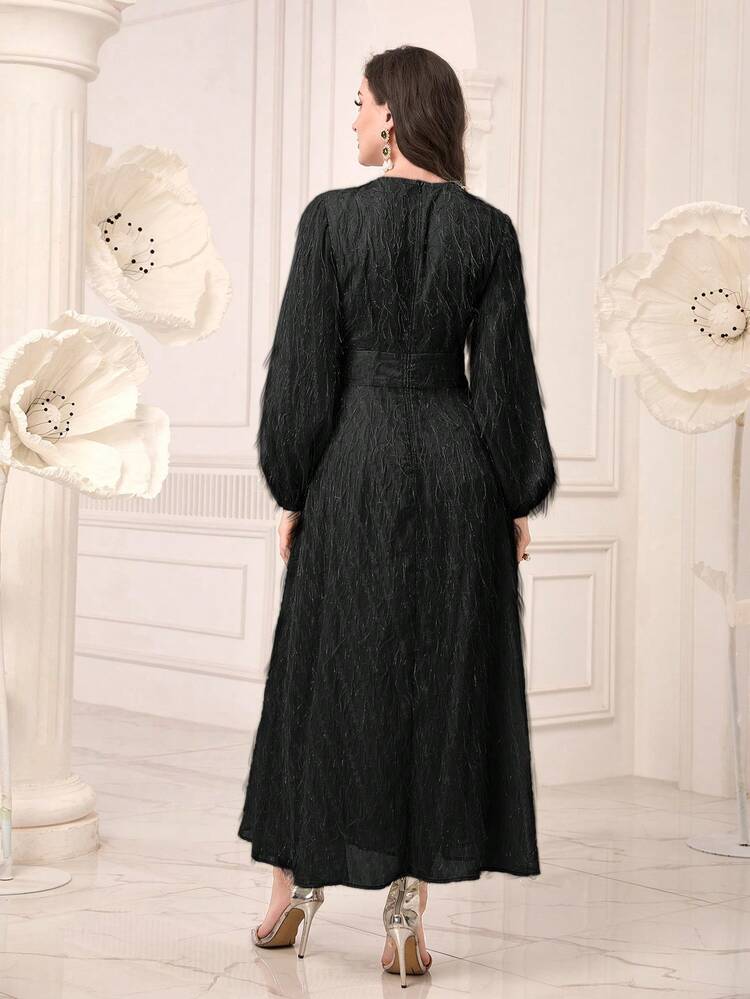 Solid Color Women's Dress Long Evening Dresses