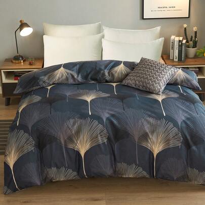 1 Bạch Quả In Túi Đựng Chăn Màn Mà Không Chất Độn, Hiện Đại In Hình Lá Túi Đựng Chăn Màn Cho Phòng Ngủ