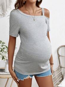 SHEIN Moederschap Vakantie T-shirts Voor Zwangere vrouwen