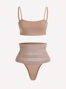 SHAPORA Conjunto De Fajas Para Mujer - Albaricoque - Ver 3