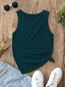 LONESS Summer Casual Figure Graphic Loose Fit Tank Top
