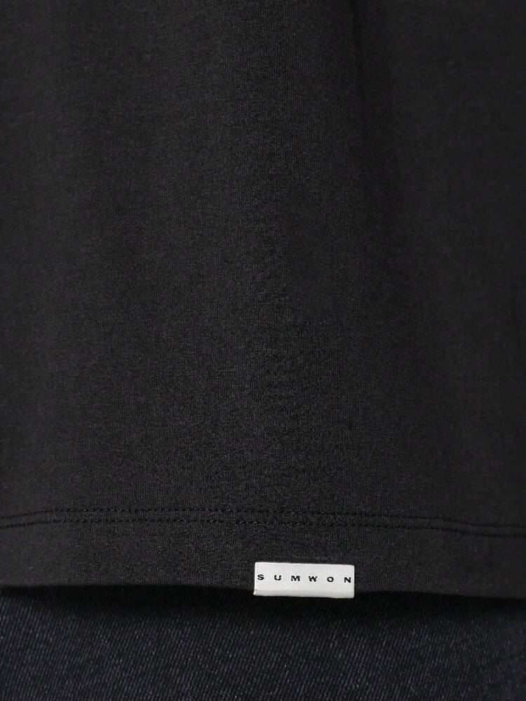 Tee With Front And Back Print
