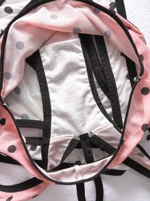 Women's Polka Dot Sexy Underwear, Pack Of 3 - Multicolor - View 7