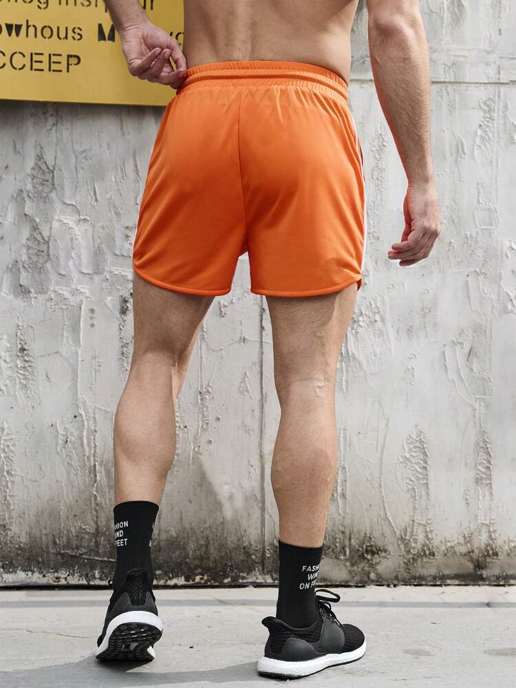 Boyfriend Style Men's Elastic Waist Drawstring Sports Shorts Jogger Shorts Sweat Pants