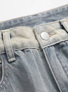 DAZY Women's Casual Wide Leg Denim Jeans,Baggy Jeans - Light Wash - View 7