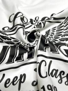 Slaydiva Casual Street Sexy Music Festival Round Neck Side Hollow Pattern Short Slim High Elastic Tank Top /Graphic Tees Women/Graphic Tees/Graphic Tee/Women's Tank Top Suitable For Summer - White - View 9