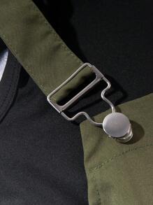 Sparklyn Tween女孩圓領背心上衣和帶吊帶的連身工裝套裝 - 彩色 - 查看 7