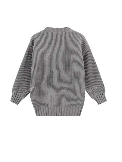 Women's Solid Drop Shoulder Long Sleeve Button Front Cardigan With Pockets, Autumn/Winter