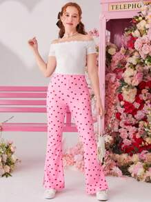 SHEIN Áo thun trễ vai dệt kim Jacquard thông thường dành cho các cô gái tuổi teen - trắng - Xem 6