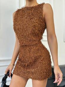 EURMUSE Women Two-Pieces With Vest And Short - Ginger - View 5