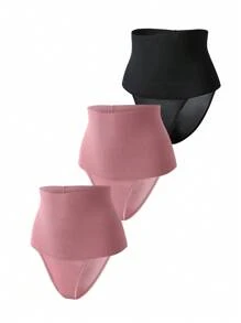 3 st./set Vrouwen Hoge taille Shapewear In Stevige Kleuring