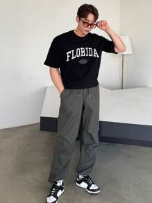 DAZY Men's Summer Tee With Letter Print