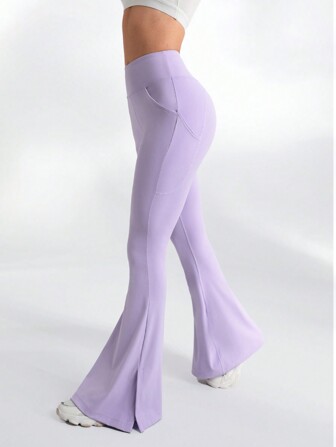 Lifespree 女士純色喇叭運動褲