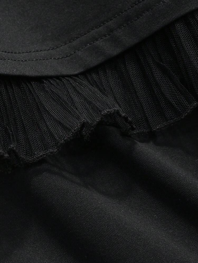 Women's Mesh Splice 2 In 1 T-Shirt