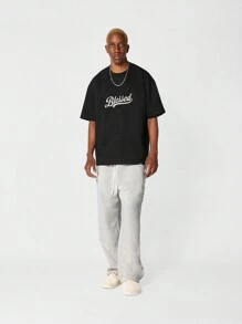 SUMWON Comfortable Athletic Sweatpants Fleece Jogger Style Loungewear With Elastic Drawstring Waist Perfect For Workout Running Training Casual Wear - Light Grey - View 3