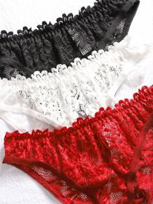 3pcs Sexy Lace Underwear For Women