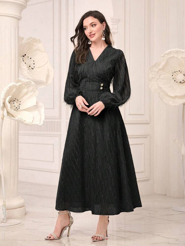 Solid Color Women's Dress Long Evening Dresses