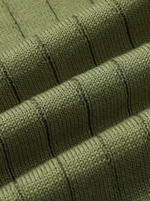 Manfinity Homme Men's V-Neck Long Sleeve Cardigan - Cadet Blue - View 6