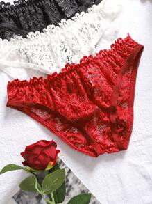 3pcs Sexy Lace Underwear For Women