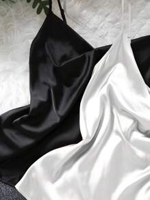 SHEIN Clasi 女士純色披肩領背心