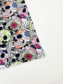 5 Pairs Of Men's Skull Print Boxer Briefs - Multicolor - View 6