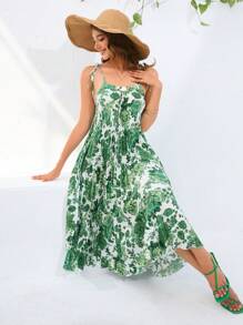 Aveloria Random Printed Sleeveless Women's Dress - Multicolor - View 7