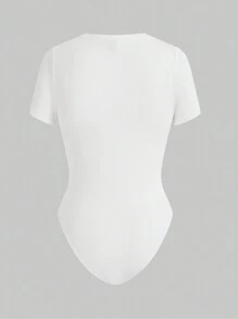 SHEIN Essnce 3入組彩色女士短袖連身衣 - 彩色 - 查看 4
