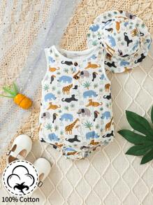 Bebé Niño Dibujos Animados Animal Impreso - Multicolor - Ver 1