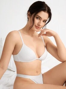 Ocili Leisure 3pcs Solid Color Wireless Bra - Multicolor - View 13