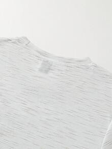 Calvaya 大尺碼女卡通字母印花圓領短袖 T 卹 - 白色 - 查看 6