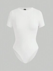 SHEIN Essnce 3入組彩色女士短袖連身衣 - 彩色 - 查看 3