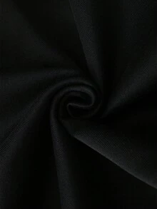 SHEIN EZwear Kích thước lớn Của phụ nữ Lá thư Thú vật In Vòng cổ Áo nỉ - màu đen - Xem 6