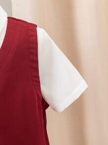 SHEIN 3pcs/Set Tween Boys' Gentleman Suit - Multicolor - View 5