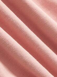 Cozy Pixies Baby Mädchen Schlafanzug-Set mit enganliegendem Schnitt, Einhorn Muster, Kurzarm Rundhals Tee und Lässig Shorts - Altrosa - Übersicht 4