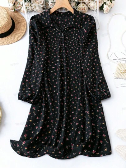 Omancia Vestido Camisero Estampado De Flores