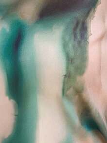 SHEIN Clasi Women's Abstract Print Versatile Casual Shirt - Green - View 3