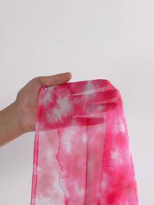 Swim Vcay Của phụ nữ Khối màu Dây Bras & Knotted Bên Tam giác Đáy Bộ Bikini Với Váy Bơi Lễ tình nhân - Nhiều màu - Xem 8