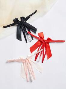 Ladies' Sexy Lingerie Set With Bow Decoration - Multicolor - View 2