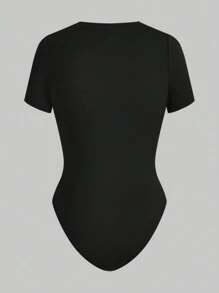 SHEIN Essnce 3入組彩色女士短袖連身衣 - 彩色 - 查看 5