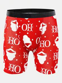 5 Pairs Of Men's Skull Print Boxer Briefs - Multicolor - View 8