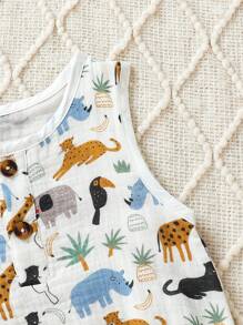 Bebé Niño Dibujos Animados Animal Impreso - Multicolor - Ver 4