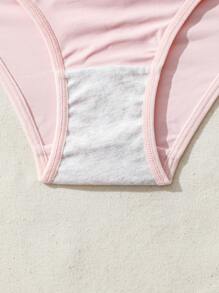 SHEIN 3pcs Women'S Sheer Panel Triangle Panties - Multicolor - View 5