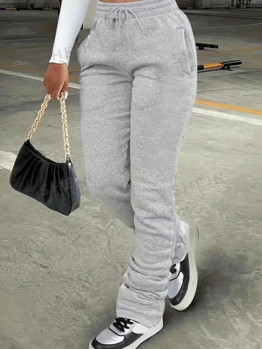 INAWLY Pantalones deportivos de cintura con cordón