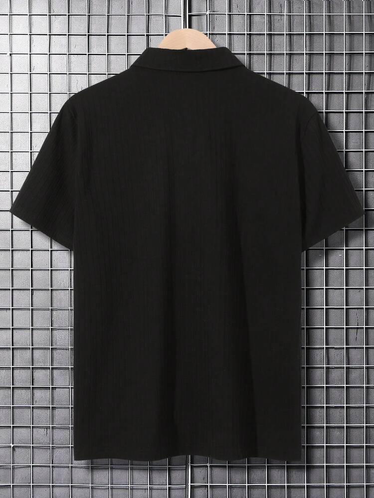 Men'S Horse Riders Printed Short Sleeve Polo Shirt