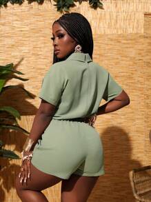 Slaydiva Macacão Elegante E Casual, Adequado Para Trabalho E Férias