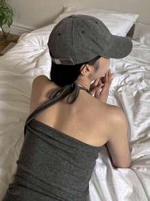 DAZY 女式露背罗纹背心