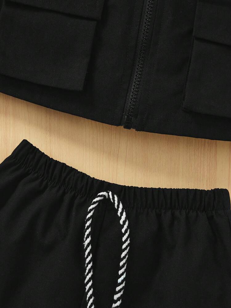 Young Boy Fashionable & Cool 3pcs/Set Outfit