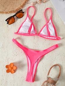 Bikinx 女性字母刺繡比基尼套裝,性感