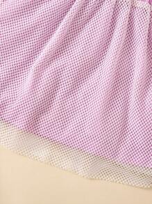 SHEIN Vestuário Esportivo Fofo e Legal para Meninas Jovens com Estampa de Gato e Leopardo